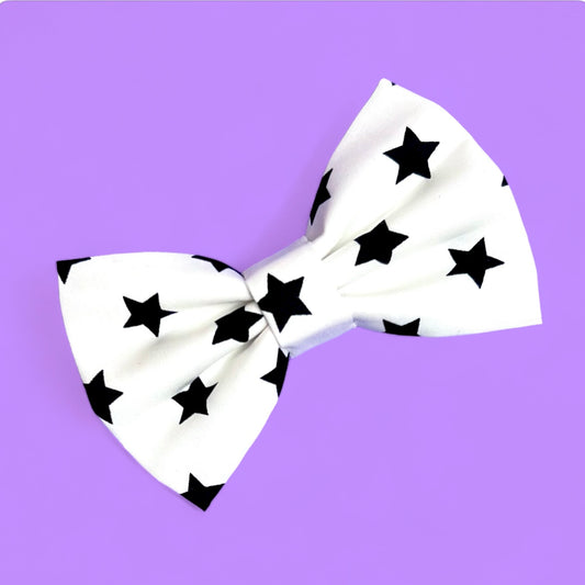 Black Star Dog Bow Tie