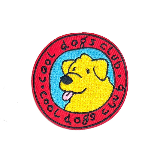 Cool Dogs Club Iron On Dog Patch